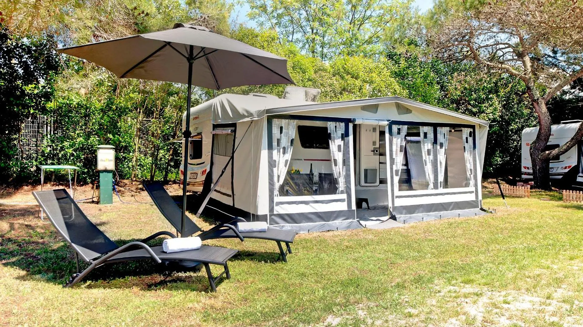 Bauer Caravan In Fkk Camping Solaris Porec Campsite